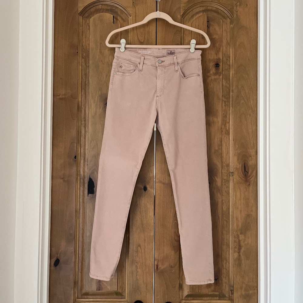 AG Jeans Farrah Skinny Ankle (Sulphur Infinite Mauve - size 28R)